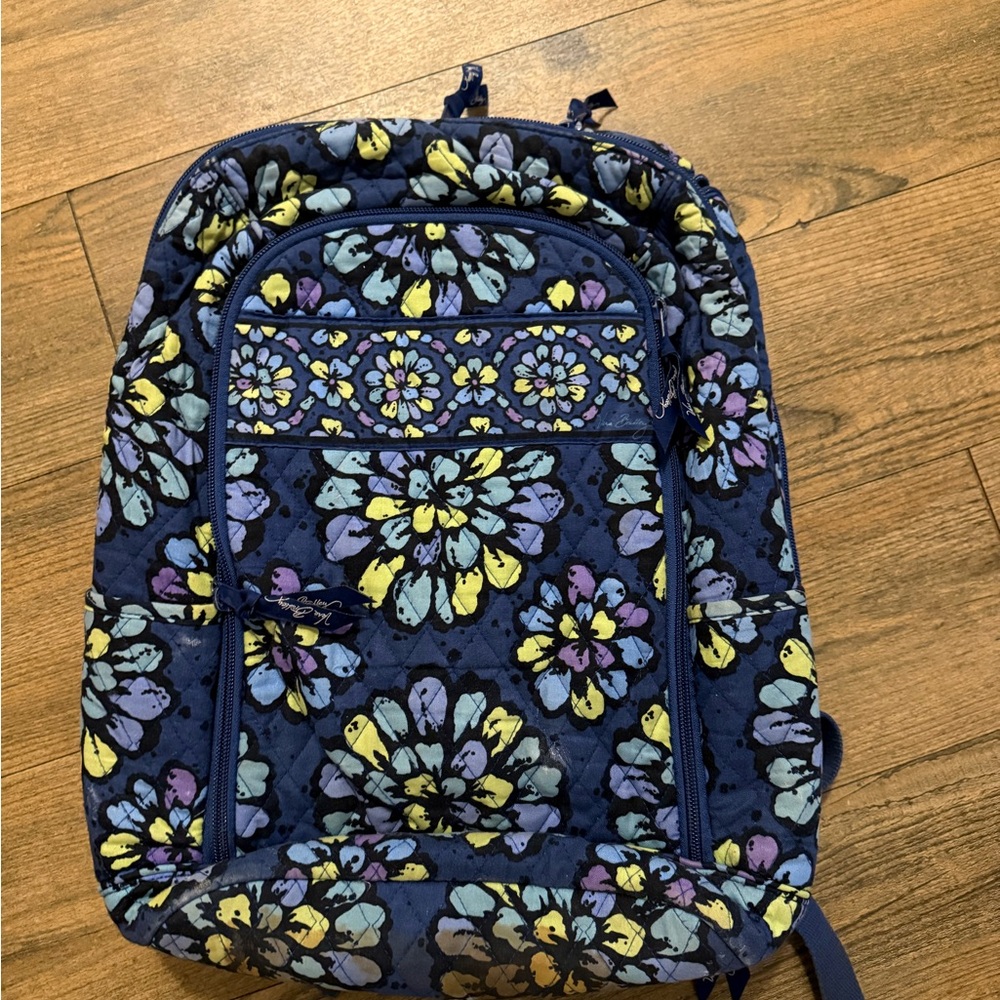 Floral Blue Backpack